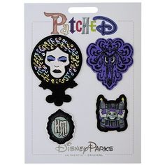 the disney parks patches are designed to look like they have different faces and hair colors