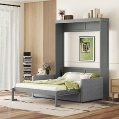 Quality Queen Size Murphy Bed Wall Bed with Cushion Murphy Bed With Sofa, Queen Size Murphy Bed, Murphy Bed Wall, Full Size Murphy Bed, Murphy Wall Beds, Queen Murphy Bed, Space Saving Beds, Bed Platform, Unique Storage