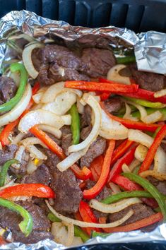 the food is prepared and ready to be cooked in the oven or on the grill