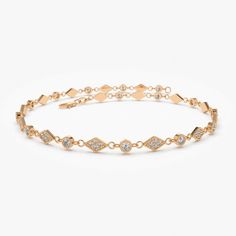 Bracelet Information Diamond Type : Natural Diamond Metal : 14k Gold Metal Color : Rose Gold, Yellow Gold, White Gold Round Diamond : 1.5mm Total Carat Weight : 0.55 Ttcw Diamond Color Clarity : G Color Si Clarity Sku : Vl-Blt-73 Lead Time: 4-8 Weeks (If Out Of Stock) Jewelry Care Over The Course Of Time, Body Oil And Skin Products Can Collect On Jewelry And Leave A Residue Which Can Occlude Stones. To Keep Your Jewelry Looking Bright And New, Take A Soft Headed Toothbrush With Some Mild Soap An Elegant Gold Diamond Bracelet, Gold Diamond Bracelet With Elegant Design For Formal Occasions, Gold Bezel Set Tennis Bracelet For Wedding, Elegant Gold Chain Bracelet With Single Cut Diamonds, Elegant Gold Bracelets With Single Cut Diamonds, Classic Gold Bracelet With Bezel Setting, Gold Bracelet With Bezel Setting For Formal Events, Delicate Single Cut Diamond Bracelets For Formal Occasions, Delicate Single Cut Diamonds Bracelet For Formal Occasions