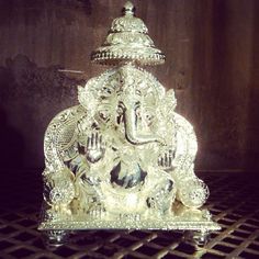 #chrome #chromeillusion #ganesh #sprayonsilver #rare Crown Jewelry, Instagram