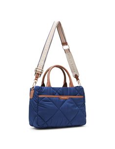 This medium sized EW satchel is the perfect balance between sophisticated and athleisure. It has a sleek quilted nylon design and features a wristlet pouch in a fun stripe print, a circular case and convertible logo web strap. Top zip closure Exterior slip pocket on the frontside Interior zip pocket and four card slots Features a printed stripe detachable pouch, an AK coin case and convertible logo web strap The strap can be adjusted to a max length of 24" L: 11.81" H: 8.66" D: 10.62" Drop: 4.72 Wristlet Pouch, Jumpsuit And Blazer, Heels & Wedges, Strap Top, Wedge Sneakers, Outerwear Sweater, Flat Sneakers, Stripe Print, Jacket Tops