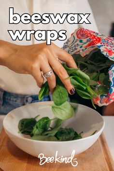 "The Best Brand of Beeswax Wraps" Beat Plastic Pollution, Beeswax Wrap, Eco Kitchen, Wax Wraps, Beeswax Wraps, Wooden Dishes, Beeswax Food Wrap, Shampoo Bars, Wrap Ideas