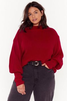 Plus Size Red Outfits, Sweater Plus Size, Petal And Pup, Shop Clothes, Not Me, Mid Size, Mode Inspiration