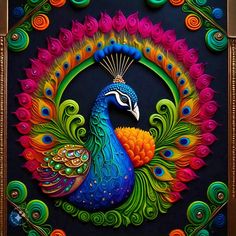 Free Hand Rangoli Design, Diy Home Furniture, Creative Painting