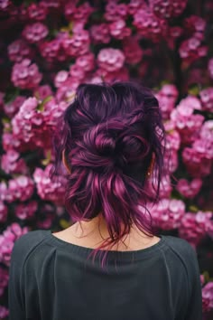 90+ Creative Purple Hair Color Ideas Low Maintenance Fashion Hair Color, Newest Hair Trends 2024, Vivid Hair Color Ideas, Purple Hair Color Ideas, Dyed Hairstyles, Purple Balayage, Purple Hair Color, Vivid Hair Color, Subtle Highlights