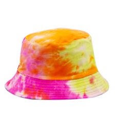 Bucket Hat Tie Dye, Bottle Blonde, Summer Tie Dye, Tie Dye Fashion, Tie Dye Cotton