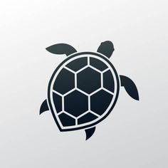 a turtle icon on a white background