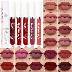 Nude Liquid Lipstick, Red Liquid Lipstick, Nude Lip Gloss, Long Lasting Lip Gloss, Waterproof Lipstick, Batons Matte, Lip Cosmetics, Matte Lip Gloss, Gloss Labial