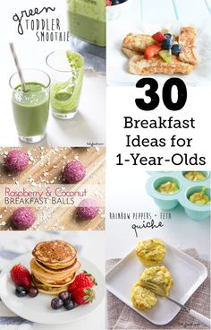 Breakfast Ideas For 1, Pancakes Muffins, Toddler Smoothies, Baby Breakfast, Recipe For 1, Toddler Ideas