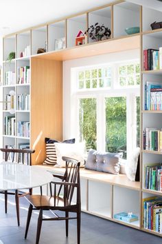 the instagram page on instagram com has an image of a room with bookshelves