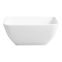 an empty white bowl on a white background