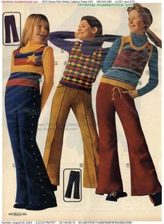 1972 Sears Fall Winter Catalog, Page 430 - Catalogs & Wishbooks 70s Fashion Winter, 19s Fashion, Outfit References, 70s Clothing, 70’s Fashion, Christmas Catalogs