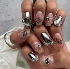 Mens Nails, Gel Nails At Home, Studded Nails, Grunge Nails, Edgy Nails, Crazy Nails, Fabulous Nails, Dream Nails