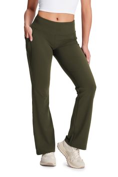 PRICES MAY VARY. Petite (27"/29" inseam) fits women 5'-5'4"; Regular (31") fits 5'5"-5'7"; Long (33") fits 5'7"-5'9"; Tall (35") fits 5'9"-6'; Extra Tall (37") fits 6' and above; Please refer to our size chart and inseam guide in product description for the best fit Fabric: Breathable, moisture-wicking fabric with four-way stretch for effortless movement and comfort; non see-through, proven by squat tests Convenient Pockets: Deep side pockets keep your device secure and accessible Flattering Des Cuffs Design, Fits Women, Yoga Session, Wide Waistband, Moisture Wicking Fabric, Workout Pants, Yoga Pants, Special Features, Moisture Wicking