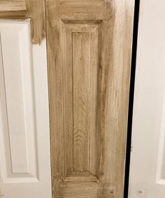 an open door with a handle on it