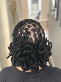 Loc Homecoming Hairstyles, Formal Locs Styles, Short Formal Loc Styles, Dressy Loc Hairstyles, Pedal Locs Style, Short Loc Formal Styles, Wedding Loc Styles For Black Women, Loc Style For Graduation Cap, Fuzzy Locs Styles