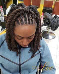 Black Hair Styles Short, Styles Short Locs, Female Dreads Hairstyles, 2 Strand Twist Styles, Black Hair Styles, Natural Hair Weaves, Hype Hair