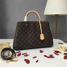 Buy LV Monogram Canvas Montaigne Shoulder Bag JW4106 | Mirra Bags Lounge