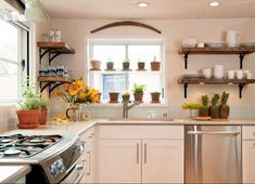 the kitchen is clean and ready to be used as a place for cooking or eating