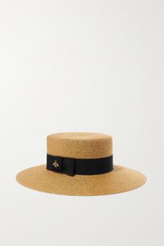 Brigitte Bardot and Kendall Jenner have proven that a boater hat is always a fashionable (and practical) choice on hot days. In typical Alessandro Michele style, Gucci's version has been made in Italy from gold glittered straw that will shimmer so beautifully in the sun. It has a wide black grosgrain band embellished with the brand's signature bee in antiqued metal. Alessandro Michele Style, French Summer Style, French Summer, Classic Denim Shorts, Chic Sandals, Boater Hat, What To Wear To A Wedding, Wedge Espadrilles, French Women