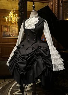 New Release: 【The Poem of Dawn】  Gothic Lolita Blouse, Vest and Skirt

◆ Shopping Link >>> https://lolitawardrobe.com/the-poem-of-dawn-gothic-lolita-blouse-vest-and-skirt_p8209.html Doll Clothes Ideas, Gothic Fashion Victorian, Punk Style Outfits, Alt Outfits, Fashion Inspiration Board, The Poem, Victorian Clothing, Fantasy Clothing