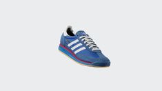 adidas Men's Lifestyle SL 72 RS Sneakers - Blue | Free Shipping with adiClub | adidas US Blue Leather Sneakers With Three Stripes, Retro Blue Adidas Sneakers, Functional Blue Adidas Sneakers, Adidas Functional Sneakers With Three Stripes, Functional Low-top Sneakers With Three Stripes, Adidas Sl 72, Mens Lifestyle, Genuine Leather Shoes, Sneakers Blue