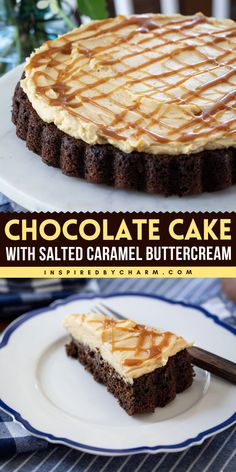 Make this Chocolate Cake with Salted Caramel Buttercream for your next gathering, and watch it disappear! The balance of rich chocolate and the creamy, slightly salty caramel frosting is a match made in dessert heaven. Best of all, it’s an easy recipe that doesn’t require a lot of fancy ingredients or complicated steps. Give it a try and see just how easy it can be to impress! Caramel Buttercream, Easy Chocolate Desserts, Homemade Chocolate Cake, Easy Chocolate Cake, Decadent Chocolate Cake