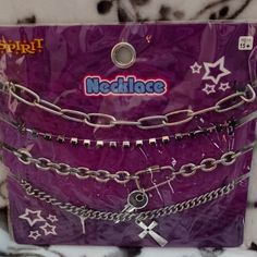 Nwt 80s Style Costume Layered Choker. 4 Necklaces. Never Worn. Perfect Condition Trendy Halloween Choker Necklace, Trendy Halloween Party Necklaces, 80s Costume, Costume Necklaces, Layered Chokers, 80s Style, Phone Holster, Halloween Jewelry, Walker Boots