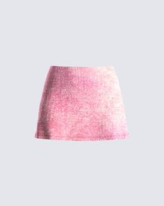 Turn on the charm, bby 💫 Make them nervous with just one look at you in this pink pixel print mini skirt made from a mesh fabric and complete with ruched detailing 💖 Tomorrowland Outfit, Pixel Print, Fuzzy Skirt, White Corset Dress, Floral Lace Skirt, Red Mini Skirt, Pink Mini Skirt, Future Of Fashion, Chain Dress