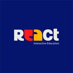 the logo for redct interactive education, which is designed to look like an orange and yellow