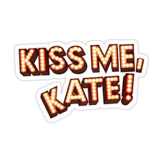 Decorate laptops, Hydro Flasks, cars and more with removable kiss-cut, vinyl decal stickers. Glossy, matte, and transparent options in various sizes. Super durable and water-resistant. Kiss Me Kate, Logo Sticker, Kiss Me, Vinyl Decal Stickers, Vinyl Decal, Kiss, Vinyl, Cars, ? Logo