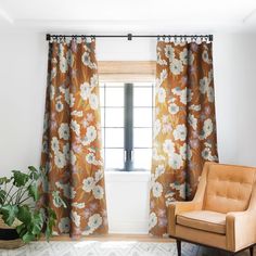 The 1-piece The Schatzi Brown Whitney Floral Sienna Blackout Window Curtainby Deny Designs is a wonderful accent to your windows in your home. Made with lightweight polyester, this product is beautiful and easy to care for. Window Treatments Dark Walls, Poppy Curtains, Dark Window Treatments, Bedroom Window Coverings, Boho Window Decor, Traditional Bedroom Ideas, Botanical Curtains, Luxury Window Curtains, Luxury Windows