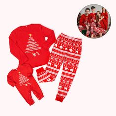 [CHRISTMAS THEME PAJAMA SET]: Our family matching red pajamas set adorned with glitter Christmas tree and santa claus patterns, which exude holiday magic. The vibrant red color adds an extra dose of festive flair, making your family stand out as you celebrate the most wonderful time of the year. each set includes pajamas for mom, dad, and the kids, and even a special outfit for your beloved pet, ensuring that the whole family can join in the fun.
[COMFORT AND SOFT]: Crafted from soft, skin-friendly, and lightweight cotton material, our family pajama set guarantees comfort like no other. Whether you're sipping hot cocoa, exchanging gifts, or playing board games, these pajamas provide the perfect attire for relaxed holiday celebrations. You'll feel at ease while looking effortlessly festive. Family Matching Red Christmas Sets, Red Matching Sleepwear For Holidays, Family Matching Christmas Sets For Pajama Party, Family Matching Sets For Christmas Pajama Party, Red Cotton Holiday Sleepwear, Family Matching Christmas Cotton Sets, Family Matching Christmas Loungewear Sets, Family Matching Red Christmas Sleepwear, Family Matching Holiday Red Sleepwear