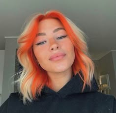 Cheveux Oranges, Front Pieces, Mekap Mata, Hair Colours, Dye My Hair, Hair Dye Colors, Hair Inspiration Color