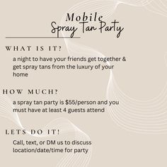 October Spray Tan, Spray Tan Giveaway Ideas, Pre Tanning Tips, Reasons To Get A Spray Tan, Dolce Glow Spray Tan, Spray Tan Pricing, Fall Spray Tan Quotes, Spray Tan Promotion Ideas