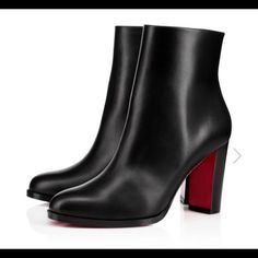 Used Christian Louboutin Adox Boot Booties - Black Size 38.5 Please Look At Photos. I Would Say These Were In Good Condition, Most Defects Are Limited To The Soles And Heels. And In My Opinion Are Nothing Major. Sold Out In Most Sizes Including This One Online. Reasonable Offers Are Welcome. Louboutin Online, Womens Black Booties, Dr Shoes, Louboutin Heels, Christian Louboutin Heels, Christian Louboutin Women, Womens Shoes High Heels, Hot Shoes, Shoes Booties