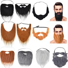 PRICES MAY VARY. Package includes: you will get 10 pieces fake beards in different shapes and colors, meet your different wearing needs, and you can share with your family and friends Assorted styles: these beards costume for kids are designed with kinds of styles, which can match with different costumes, will make you attractive and catch more people's eyes, give you different cosplay experience Material information: lumberjack beard made of flannelette and fiber, it feels very comfortable and Costume Beard, Jesus Costume, Mustache Costume, Beard Facial, Lumberjack Beard, Halloween Beard, Beard Costume, Beards And Mustaches, Man Mustache