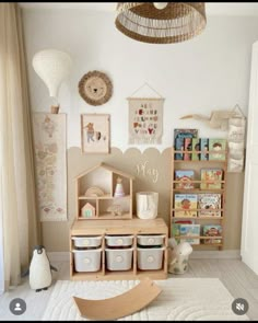 Scandi Kids Room, Kids Basement Ideas, Cozy Baby Room, Living Room Playroom