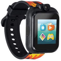 a black smart watch with an app on the screen