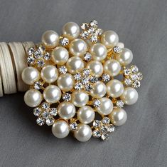 SALE Rhinestone Brooch Crystal Pearl Brooch Gold Wedding Brooch Bouquet Cake Decoration Hair Comb Sh Pearl Earrings Designs, Bouquet Cake, Bridal Brooch Bouquet, Wedding Brooch Bouquets, Brooch Bouquet, Wedding Brooch, Pearl Jewellery, Gold Brooches, Brooch Jewelry