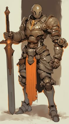 Hanzo’s Nijijourney Showcase (AI) Fantasy Robot Art, Knight Character Design, Arthur And Merlin, Armor Drawing, Concept Art Tutorial, Arte Robot, New Fantasy, Knight Art