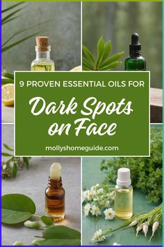 Discover the power of essential oils for dark spots on face with our DIY serum recipe. Incorporate potent oils like Frankincense, Sandalwood, Carrot Seed, Ylang-Ylang, Geranium, and Myrrh into your skincare routine to combat age spots and hyperpigmentation. These natural ingredients offer anti-aging benefits and help correct dark spots effectively. Enhance your skin serum with the best essential oils for pigmentation to reveal a brighter complexion. Essential Oils For Pigmentation, Essential Oil For Dark Spots, For Dark Spots On Face, Homemade Toner, Frankincense Benefits, Serum Recipe, Dark Spot Remover For Face, Carrot Seed Essential Oil