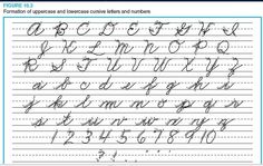 the cursive handwriting worksheet is shown in this screenshote image