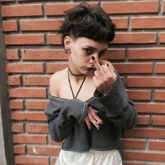 Punk Hair, Penteado Cabelo Curto, Mullet Hairstyle, New Haircuts, Hair Today, Hairstyles Haircuts, Hair Designs, Pretty Hairstyles