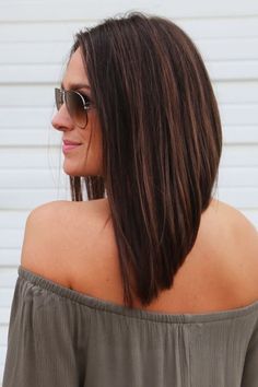 Angled Bob via Long Angled Bob Hairstyles, Long Angled Bob, Inverted Bob Hairstyles, Angled Bob, Long Bob