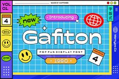 an advertisement for the game gaffon