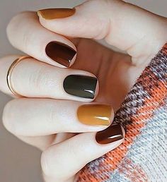 Cute Nails For Fall, Her Nails, Colorful Nail Designs, Fall Nail Art, Fall Nail Colors, Fabulous Nails, Fall Nail Designs