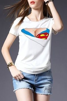 Camiseta Superman Funny, Creative T Shirt Design, Zodiac Mind, T Shorts, Shirt Print Design, Painted Clothes, Tee Shirt Designs, Geek Gifts, Trendy Tshirts