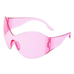 Make these Y2K Oversized Sunglasses a part of your aesthetic outfit ✨ Trendy Pink Shield Sunglasses, Trendy Pink Shield Sunglasses With Glass Lenses, Trendy Pink Glass Shield Sunglasses, Early 2000s Punk, 2000s Punk, Futuristic Sunglasses, Vintage Sunnies, Big Sunglasses, 90s Fashion Grunge